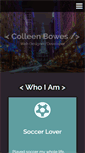 Mobile Screenshot of colleenbowes.com